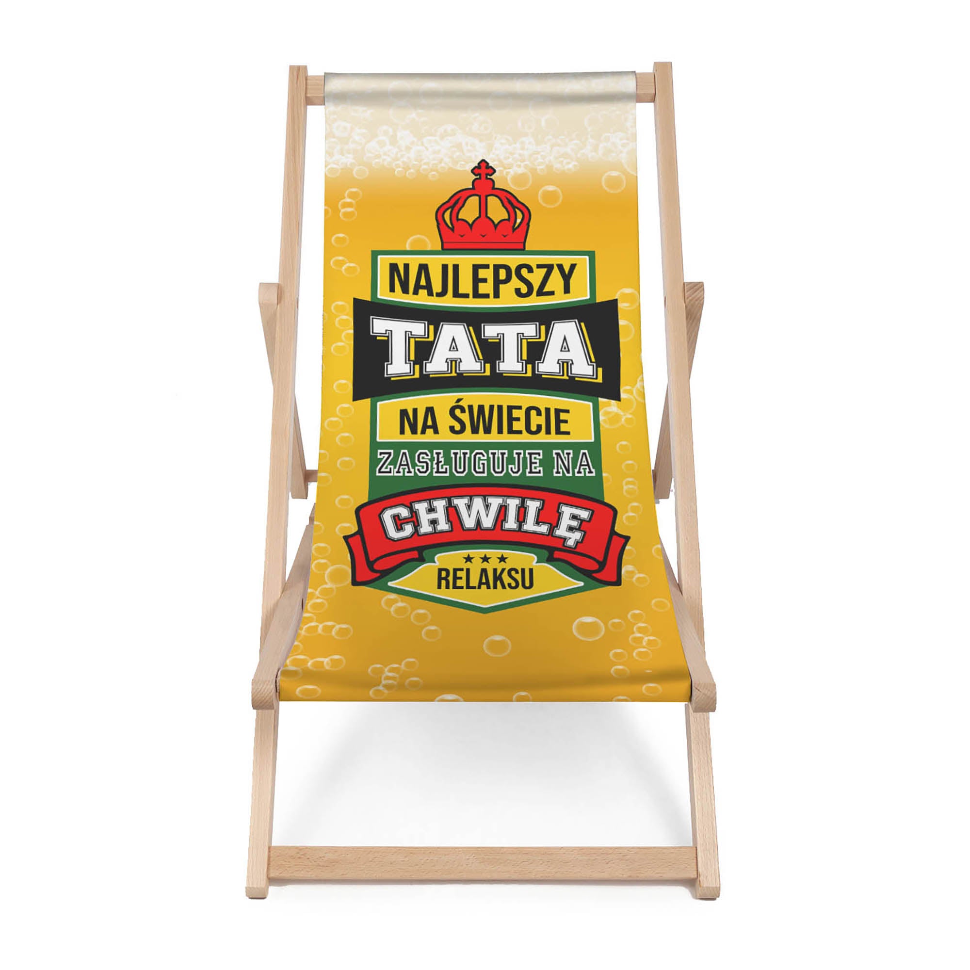 Wooden Deck Chair Best Dad