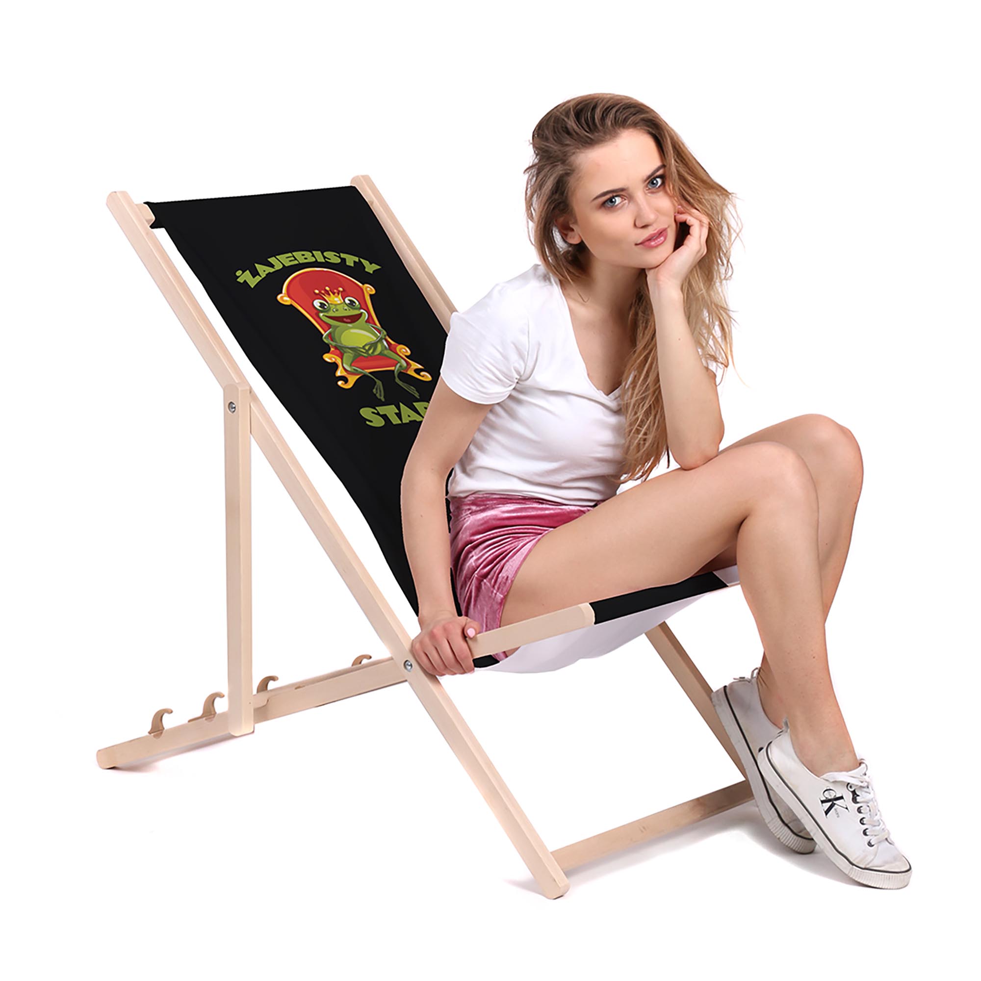 Leżak drewniany Żajebisty Stary