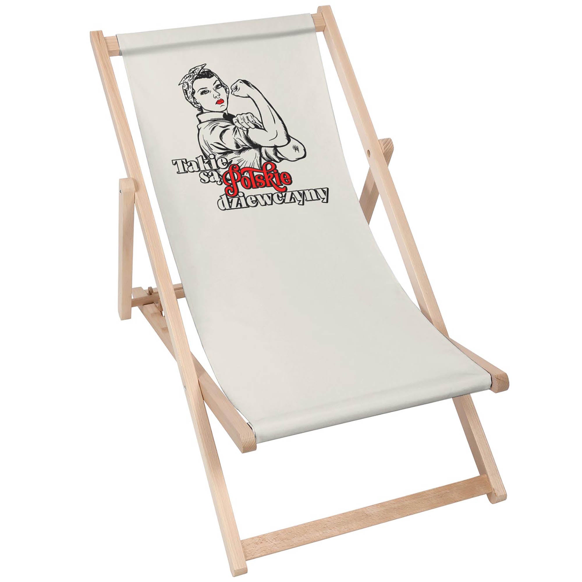 Wooden Deck Chair Polish Girls