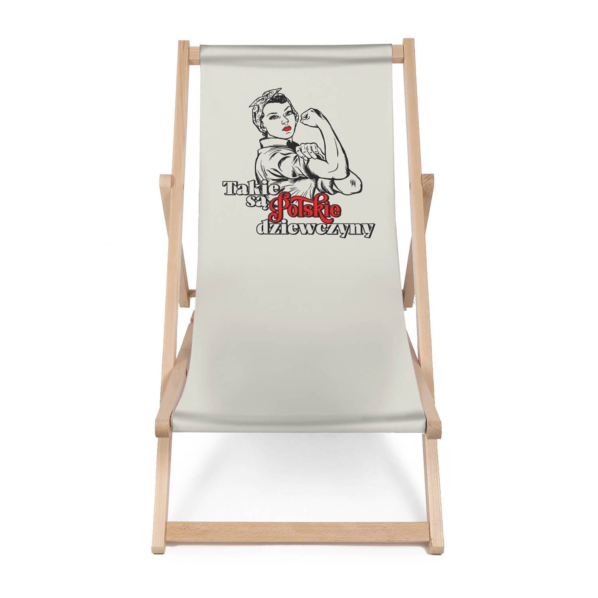 Wooden Deck Chair Polish Girls