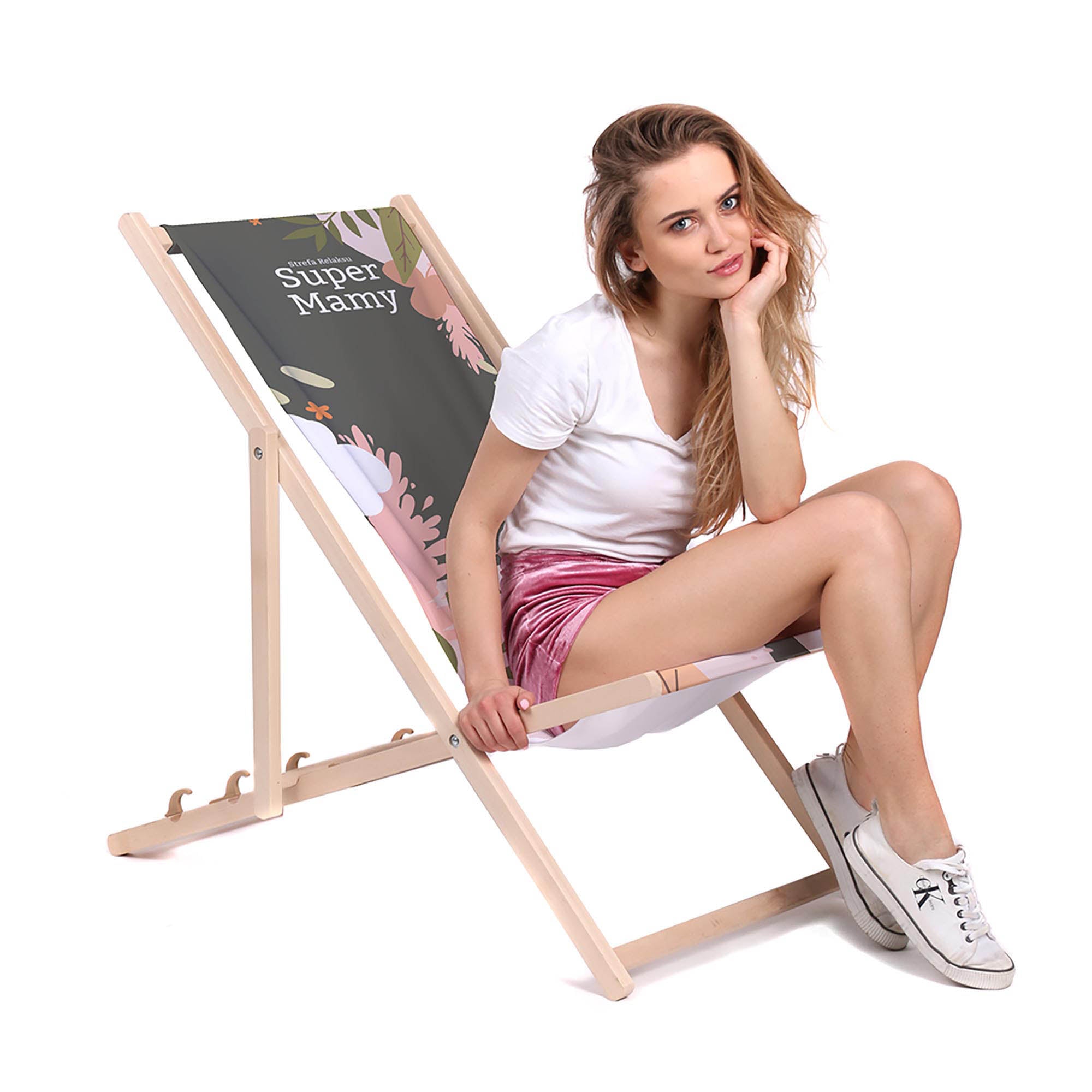 Leżak drewniany Strefa Relaksu