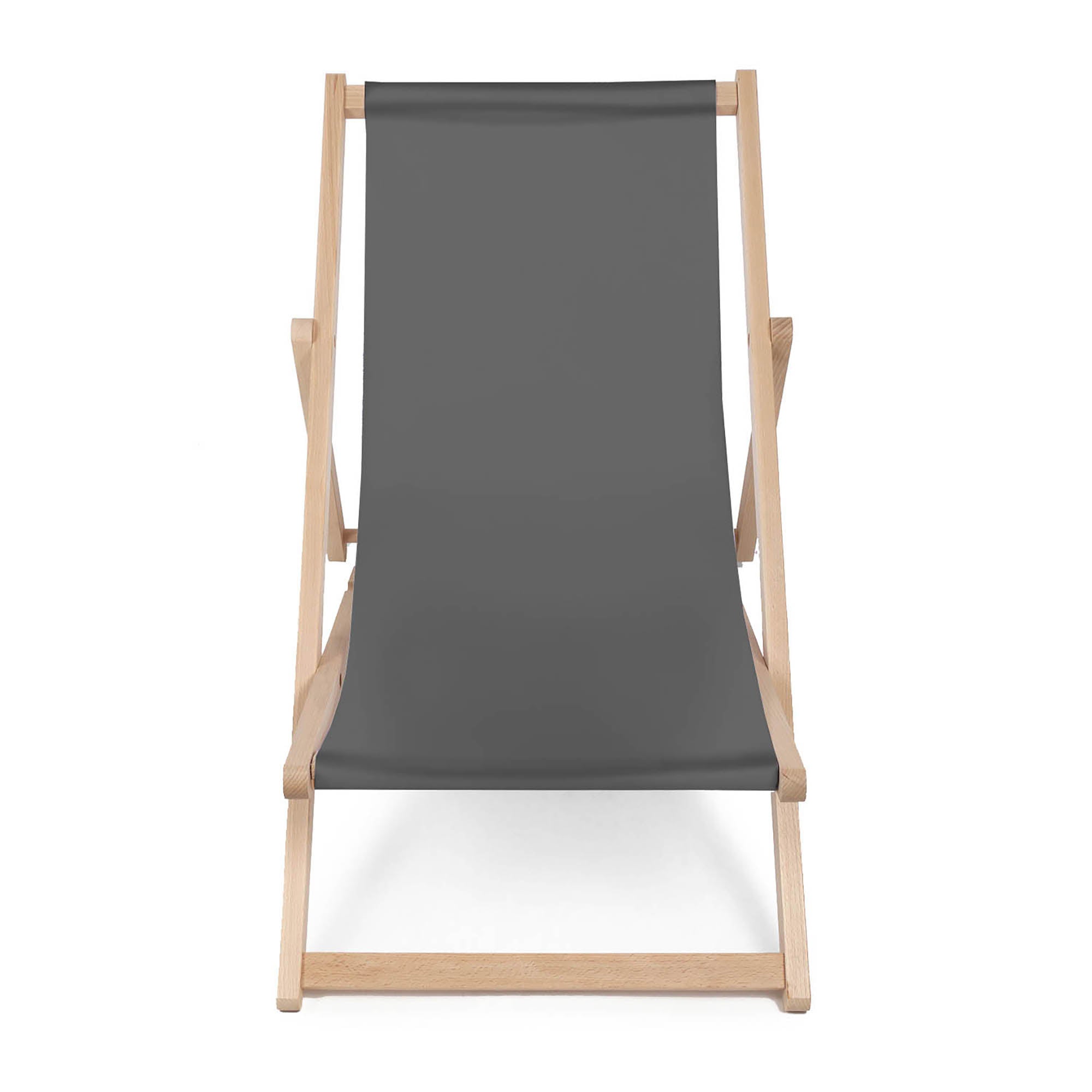 Leżak drewniany Basic-M-CHARCOAL