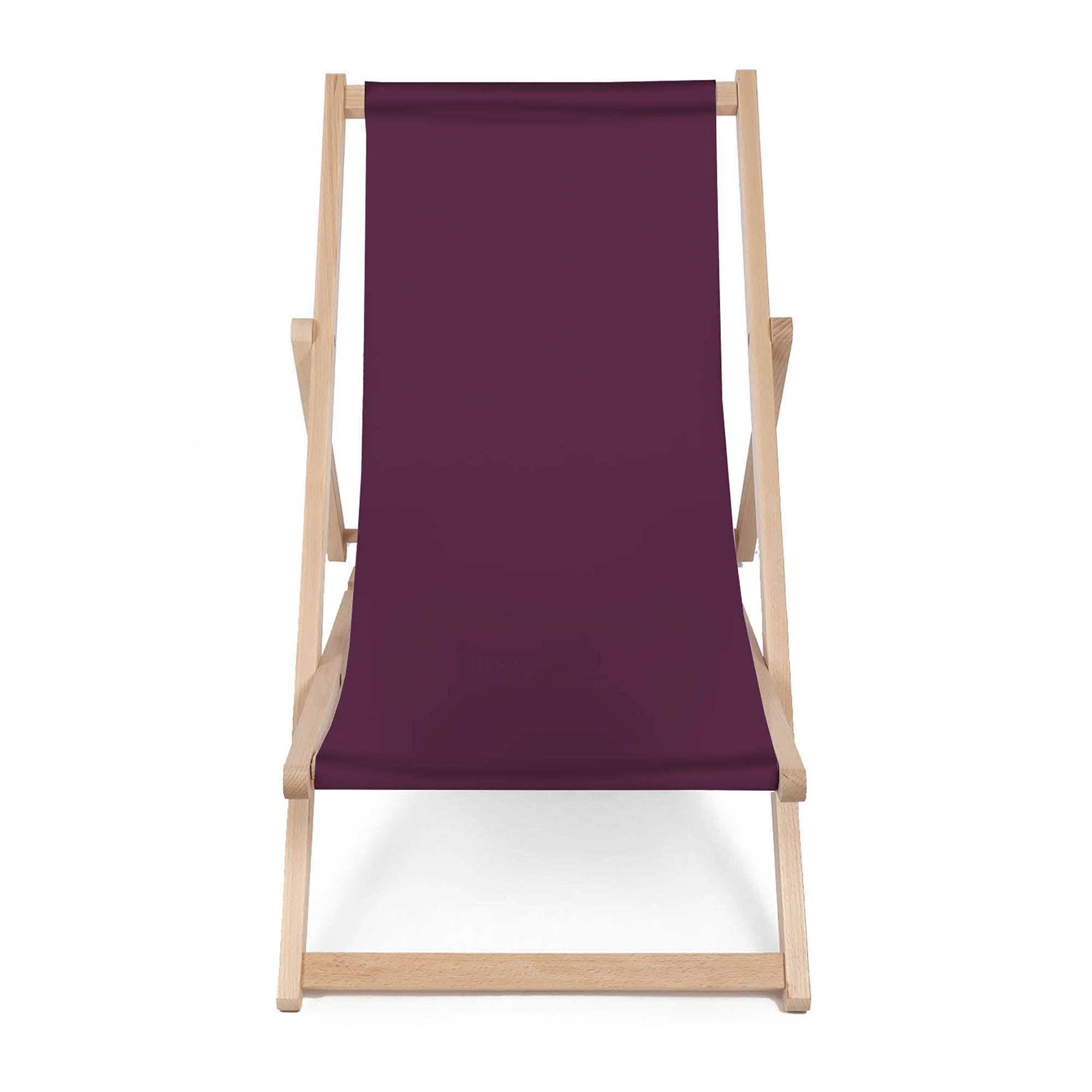 Holzliegestuhl Basic-M-PLUM