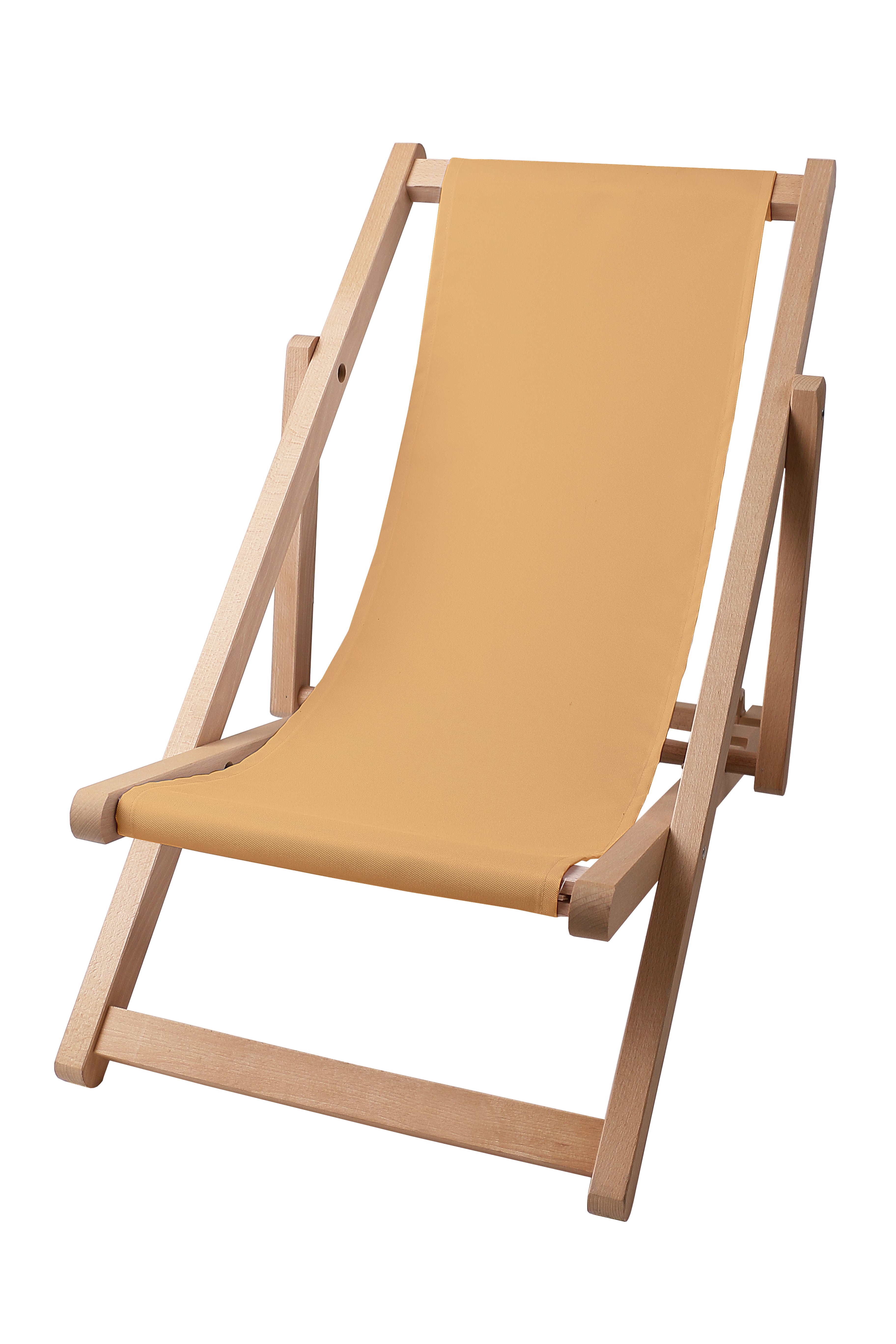 Holzliegestuhl Basic-S-BEIGE