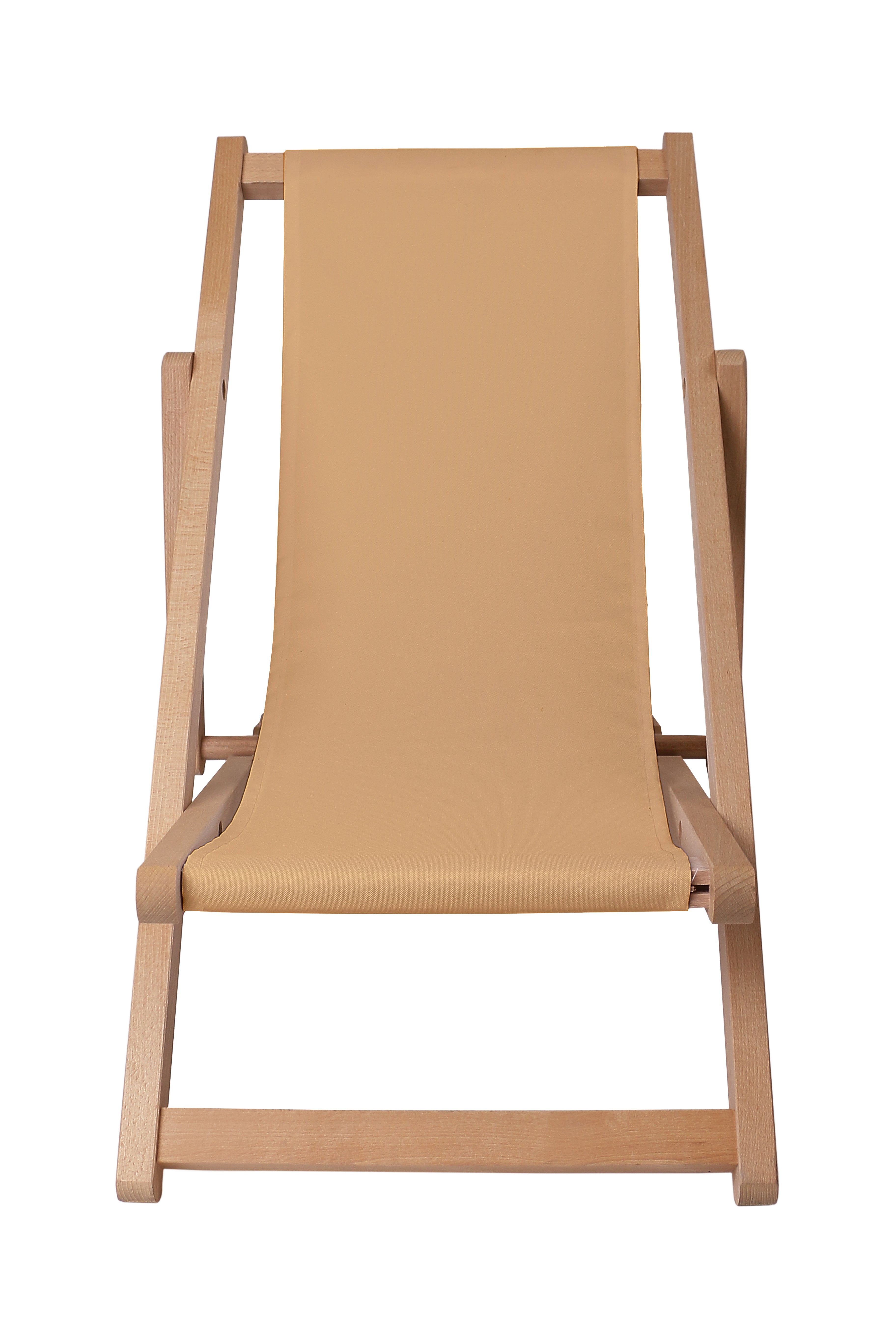 Holzliegestuhl Basic-S-BEIGE