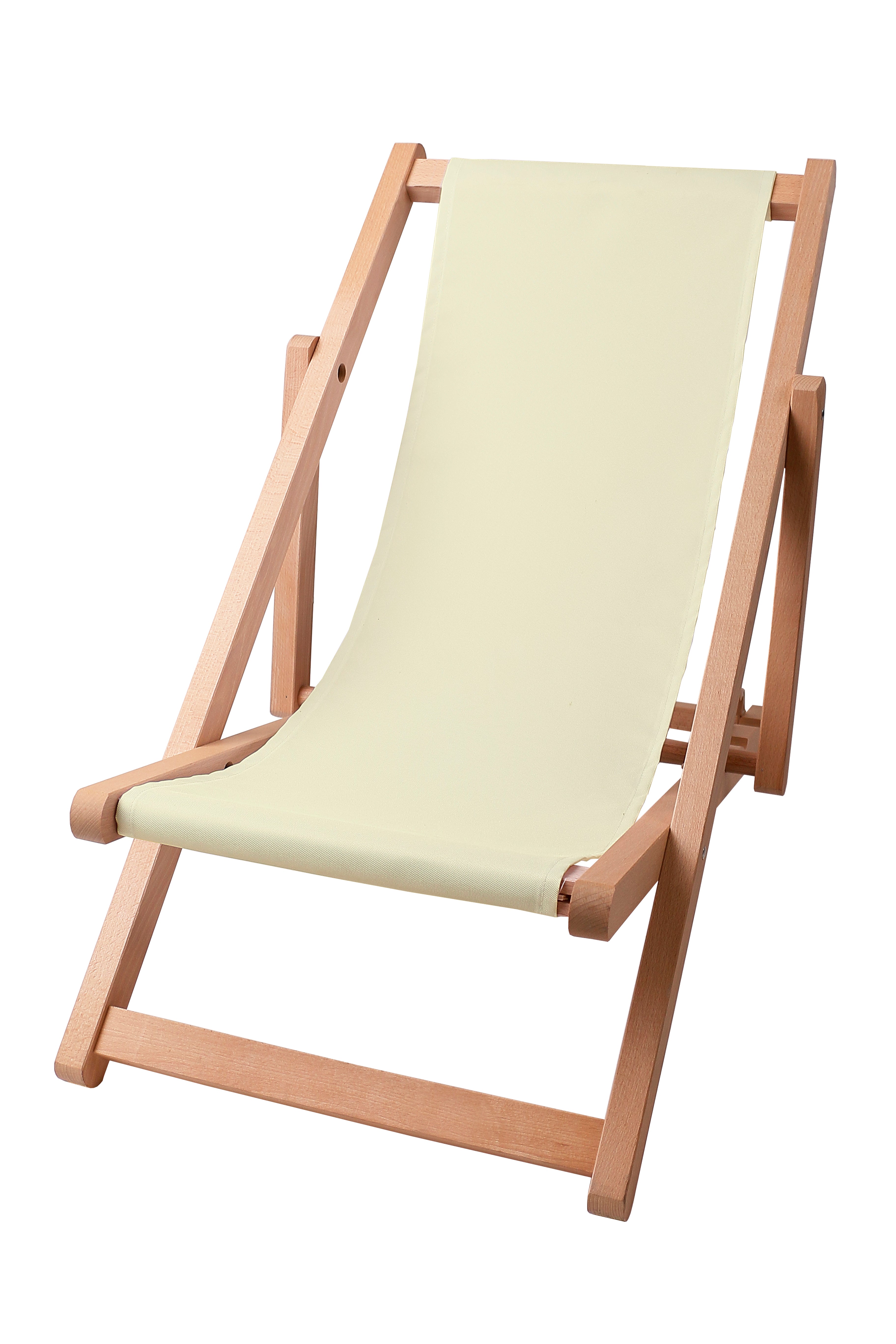 Drevené ležadlo Basic-S-CREME