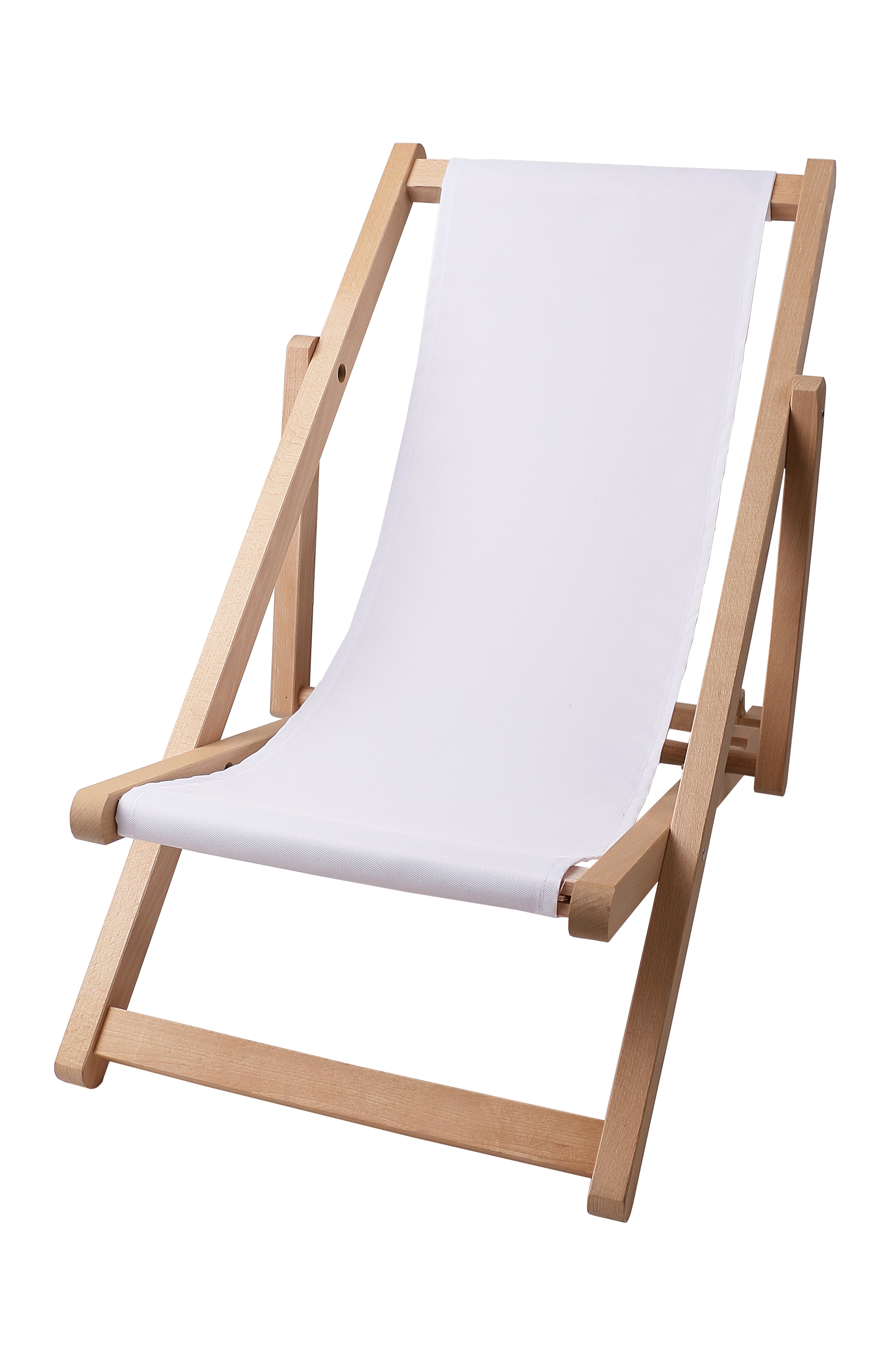 Dřevěné lehátko Basic-S-BÍLÁ