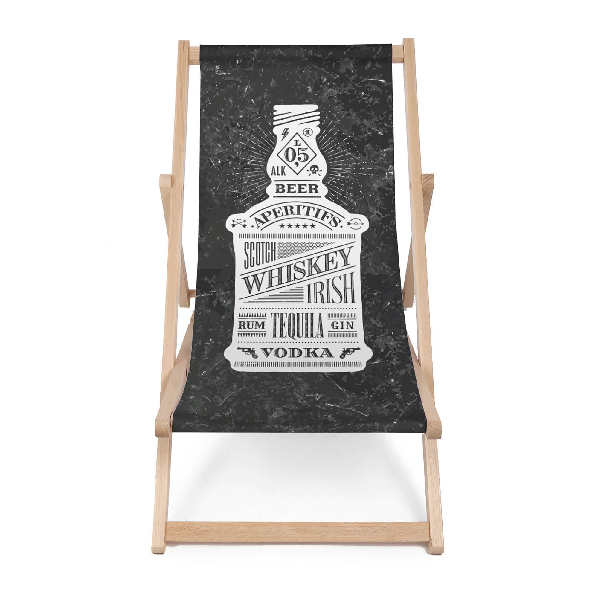 Leżak drewniany Whisky