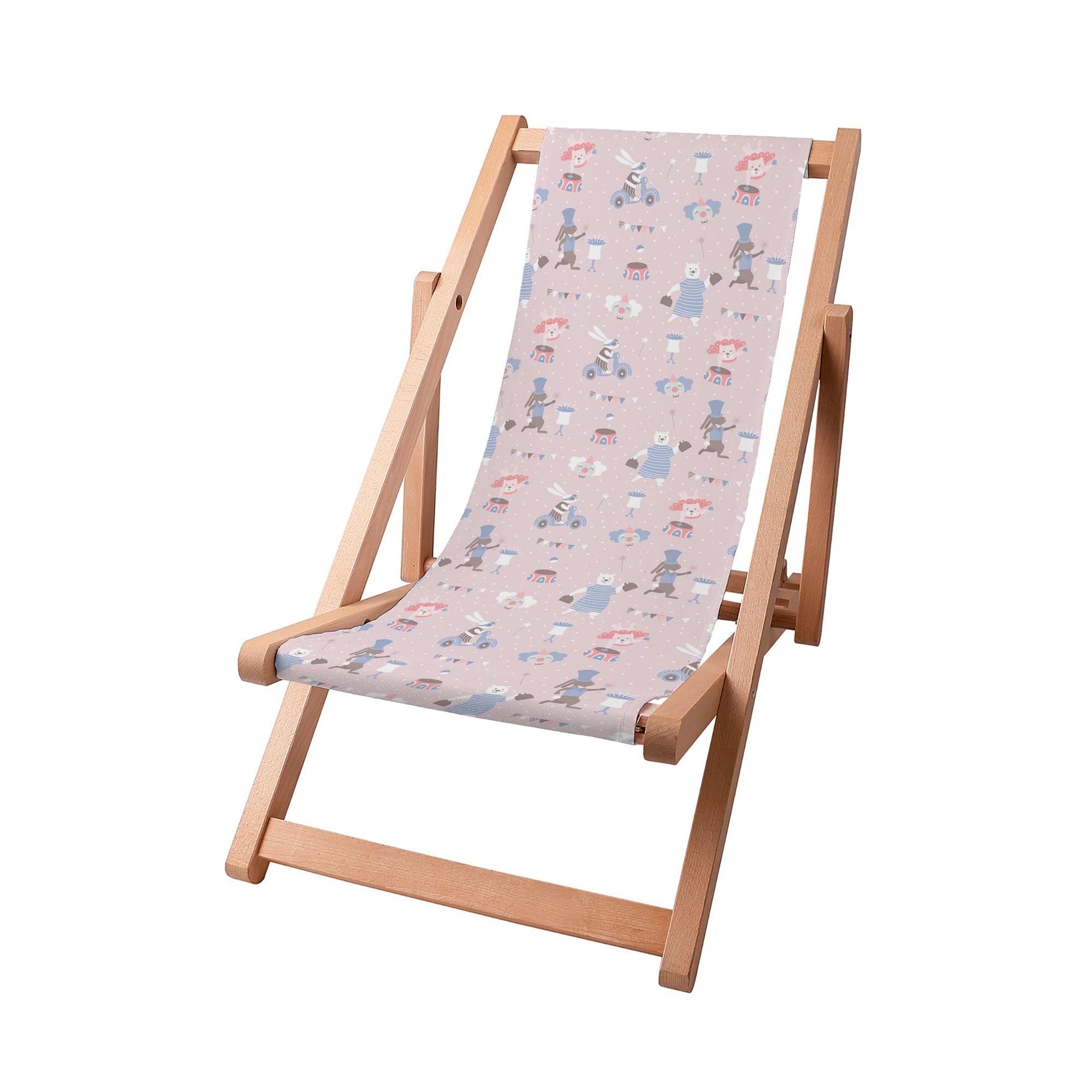 Wooden deck chair Circus