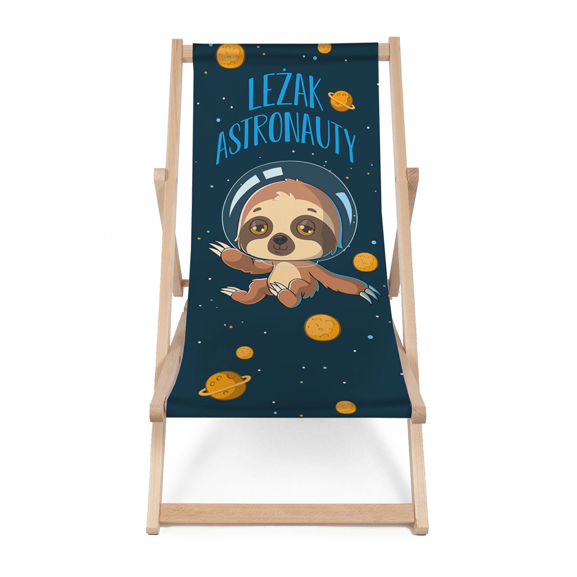 Holzliegestuhl für Astronauten-M