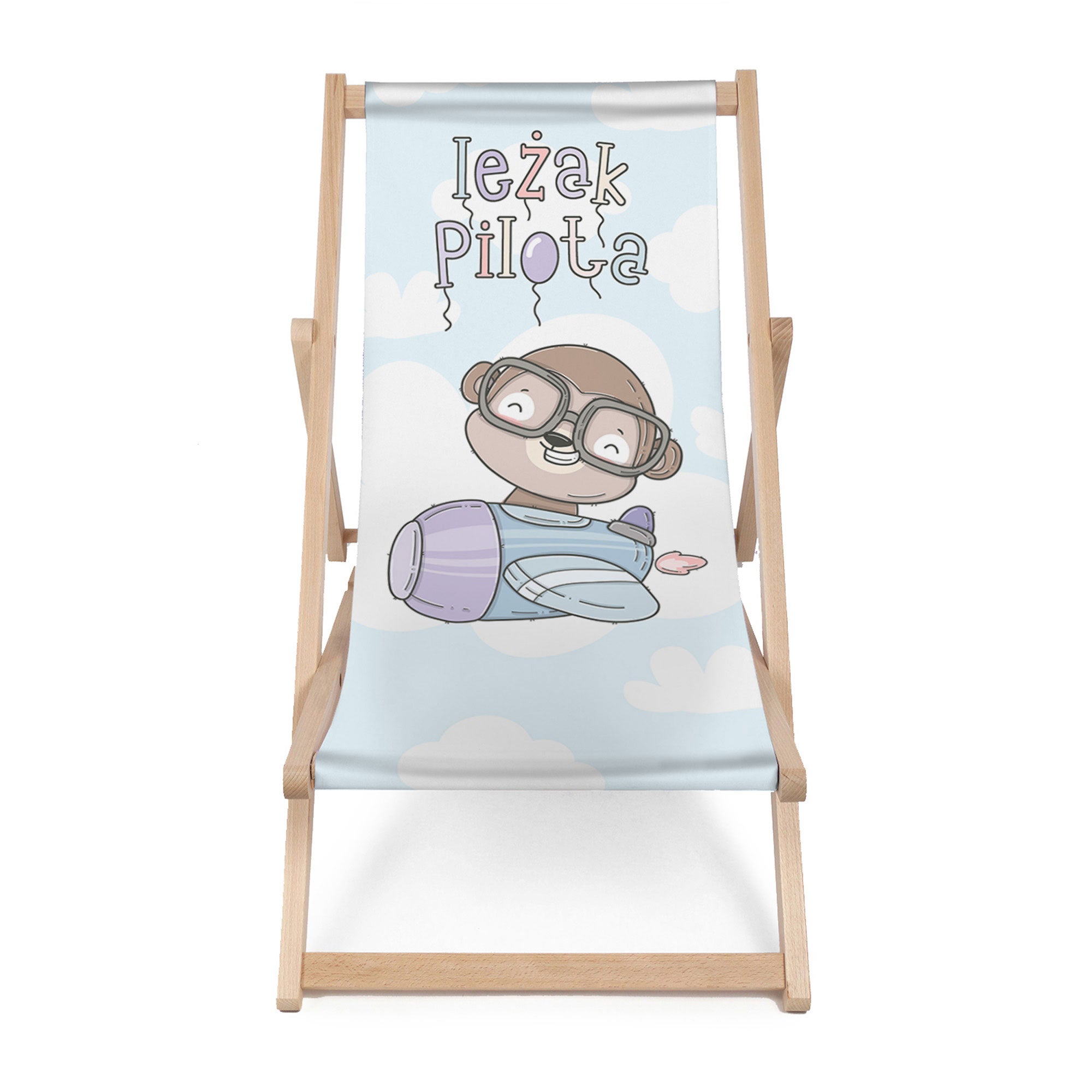 Drevené ležadlo pre pilota-M