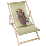 Holzliegestuhl Kleiner Bär Boho-M