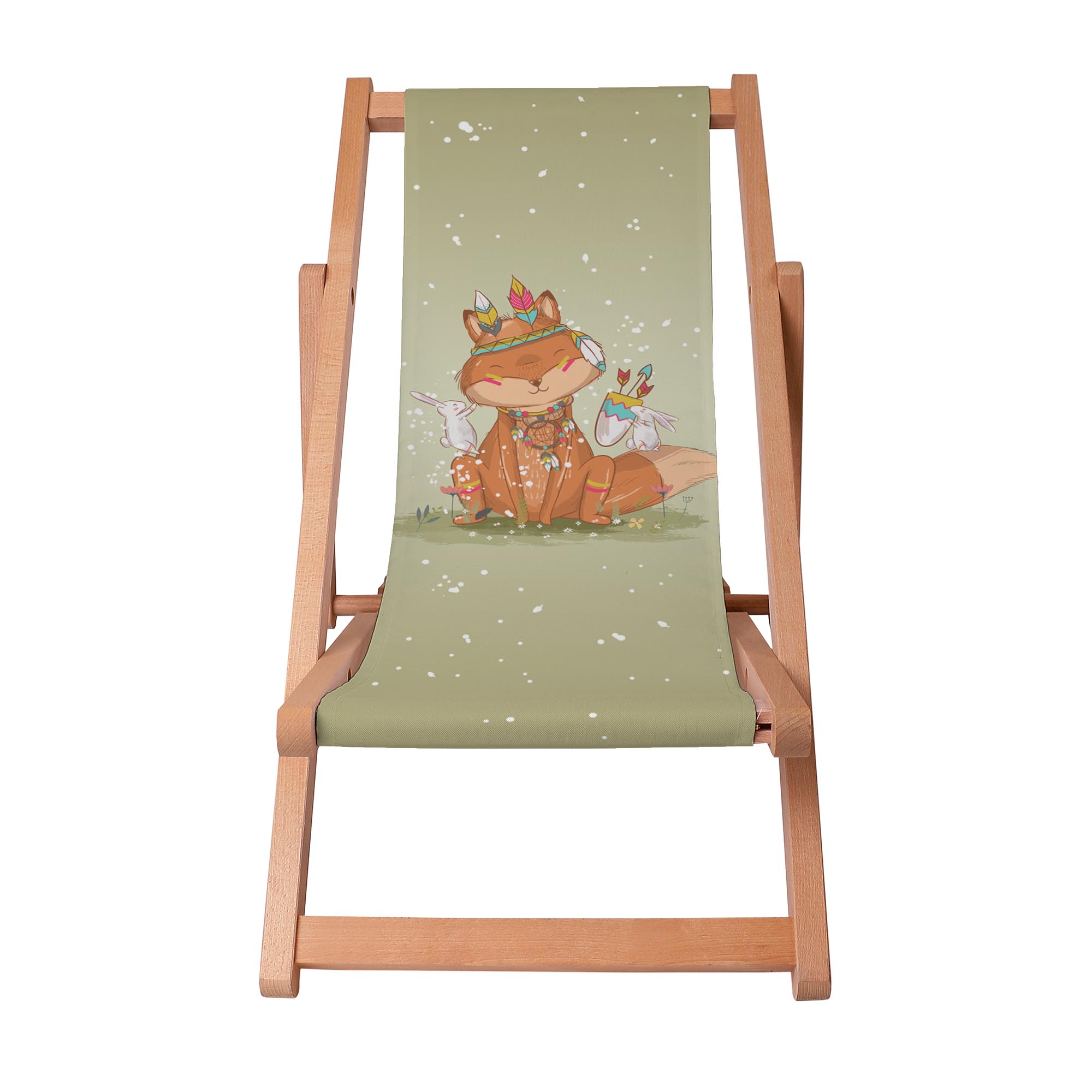 Holzliegestuhl Kleiner Fuchs Boho-S