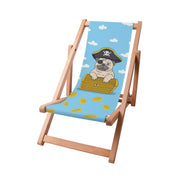 Holzliegestuhl Piraten Mops