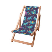 Leżak drewniany Turquoise Unicorns
