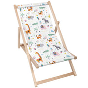 Wooden Deck Chair Happy Zoo-M