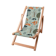 Wooden Deck Chair Autumn Forest