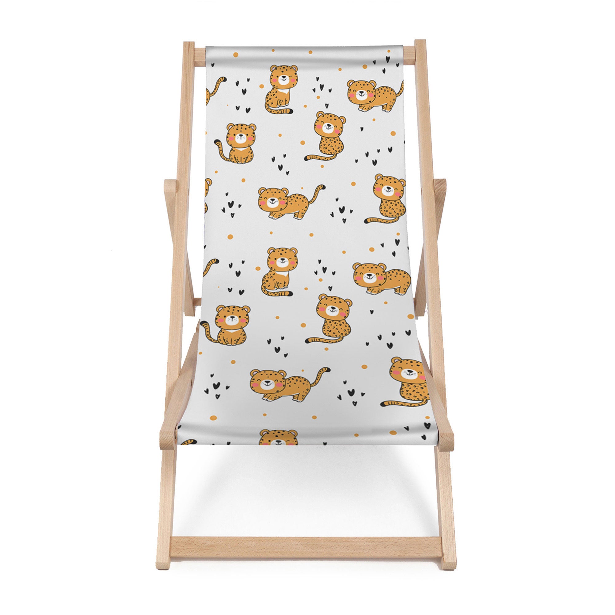 Holzliegestuhl Baby Tiger-M