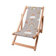 Leżak drewniany Beige Rainbow-S