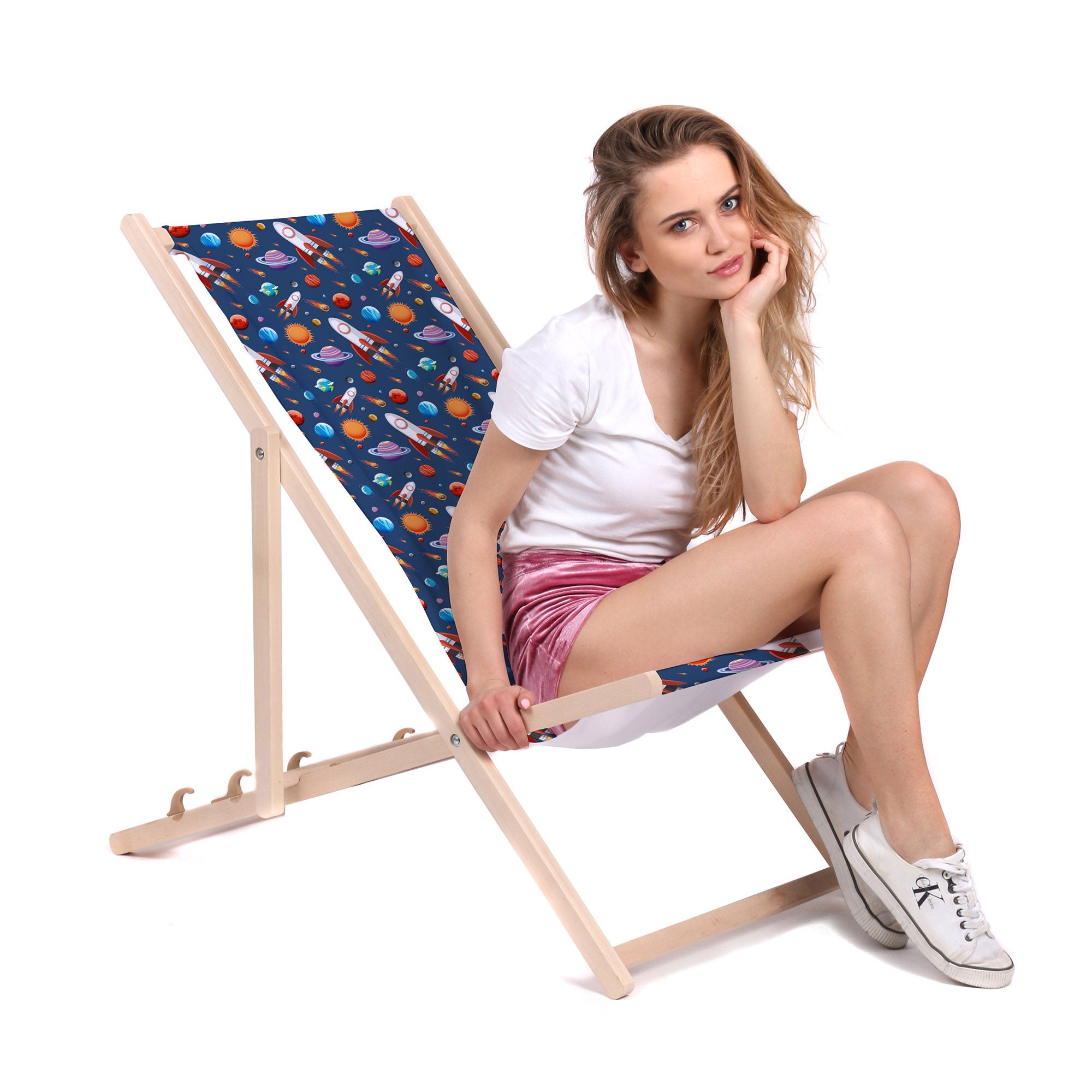 Wooden Deck Chair Cosmos-M