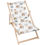 Leżak drewniany Grey Elephant-M