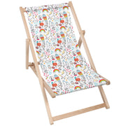 Leżak drewniany Rainbow Unicorns-M