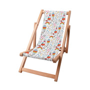 Leżak drewniany Rainbow Unicorns-S