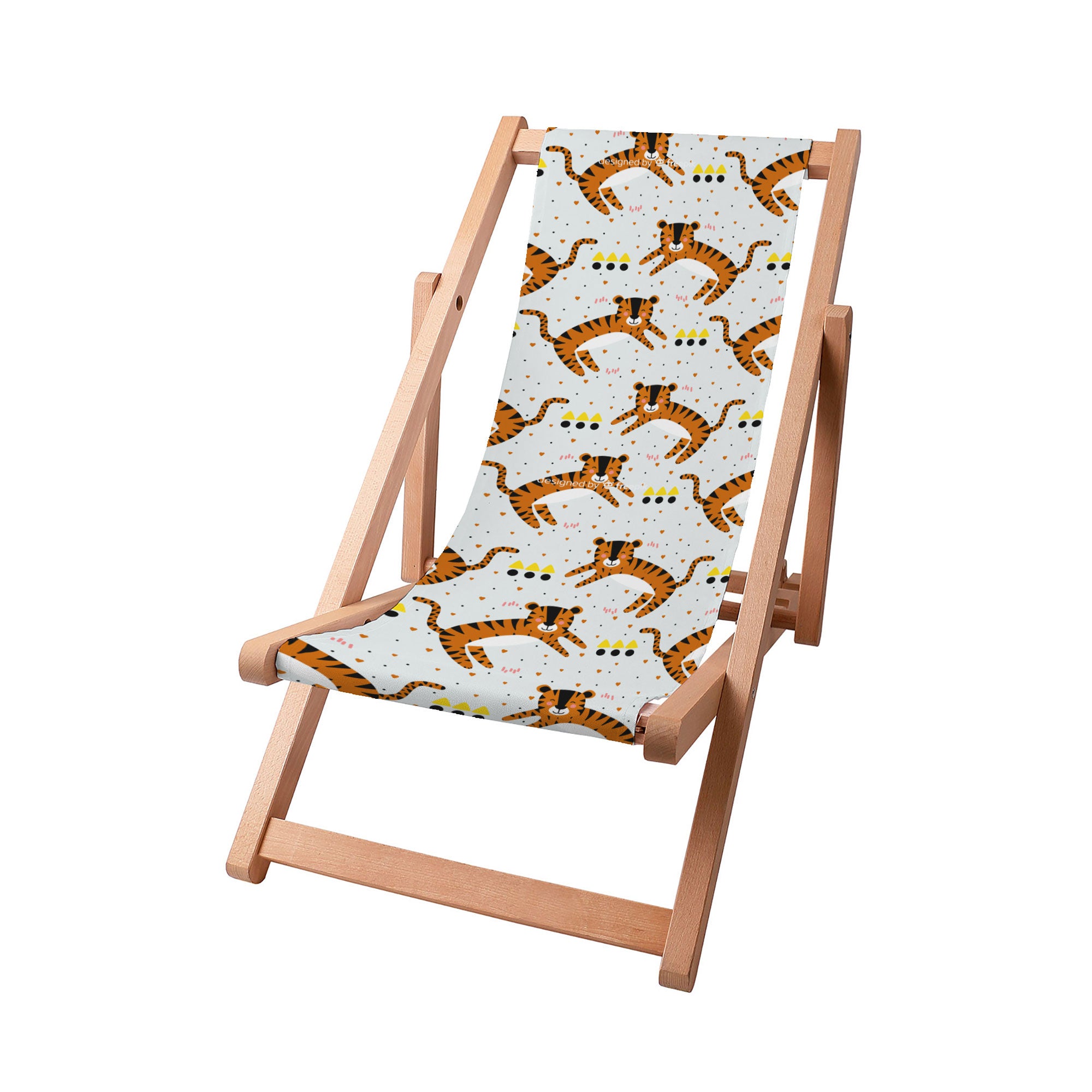 Leżak drewniany Tiger Roar-S