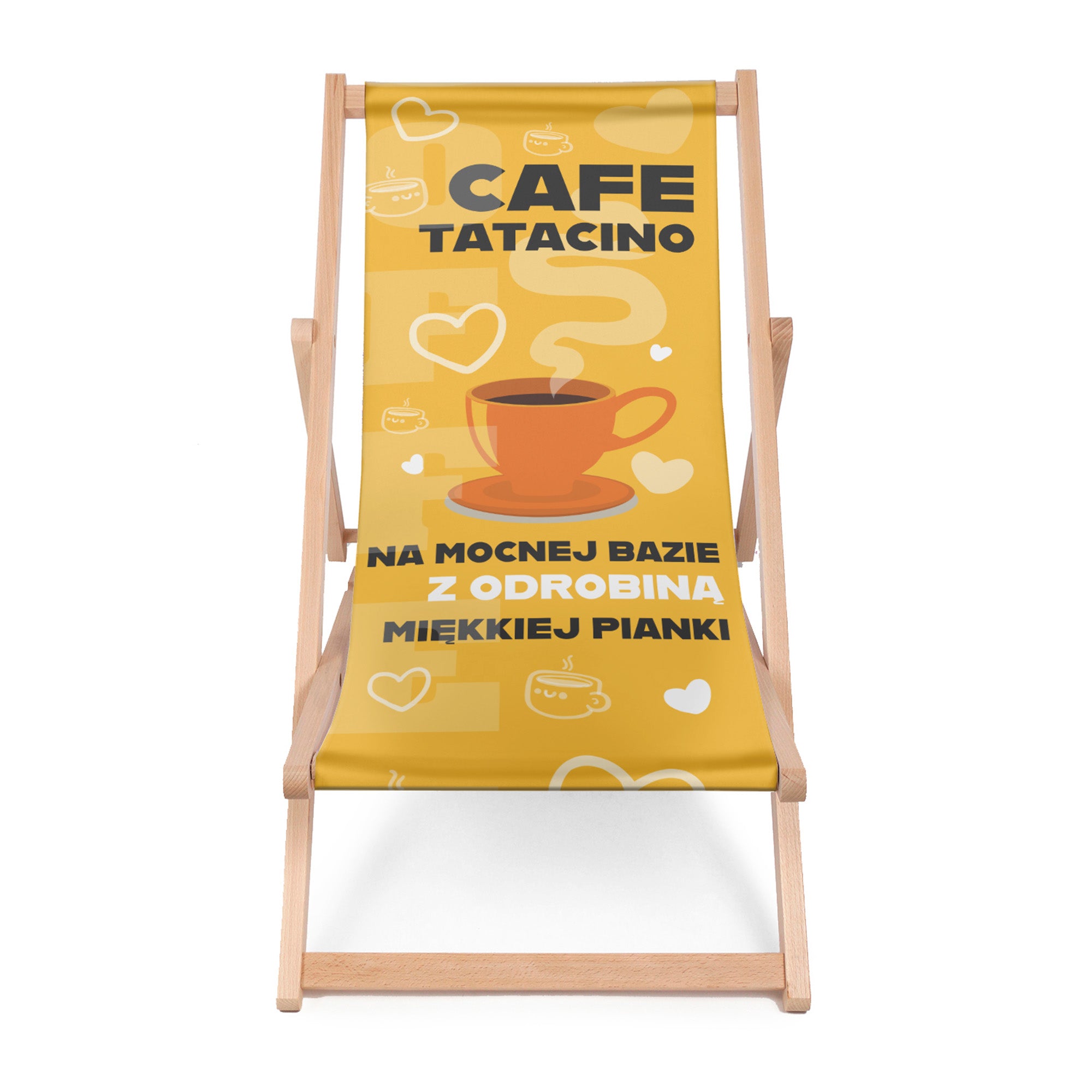 Leżak drewniany Cafe Tatacino