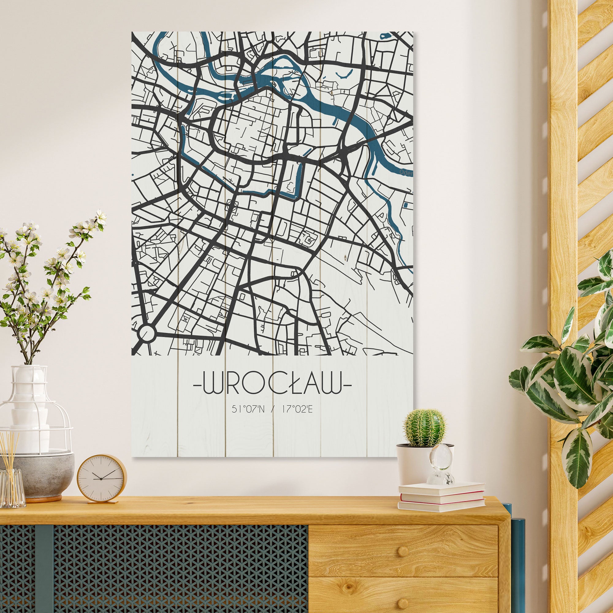Bild Wood Wrocław-40x60 cm