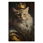 Wood Picture Who is the King-30x40 cm