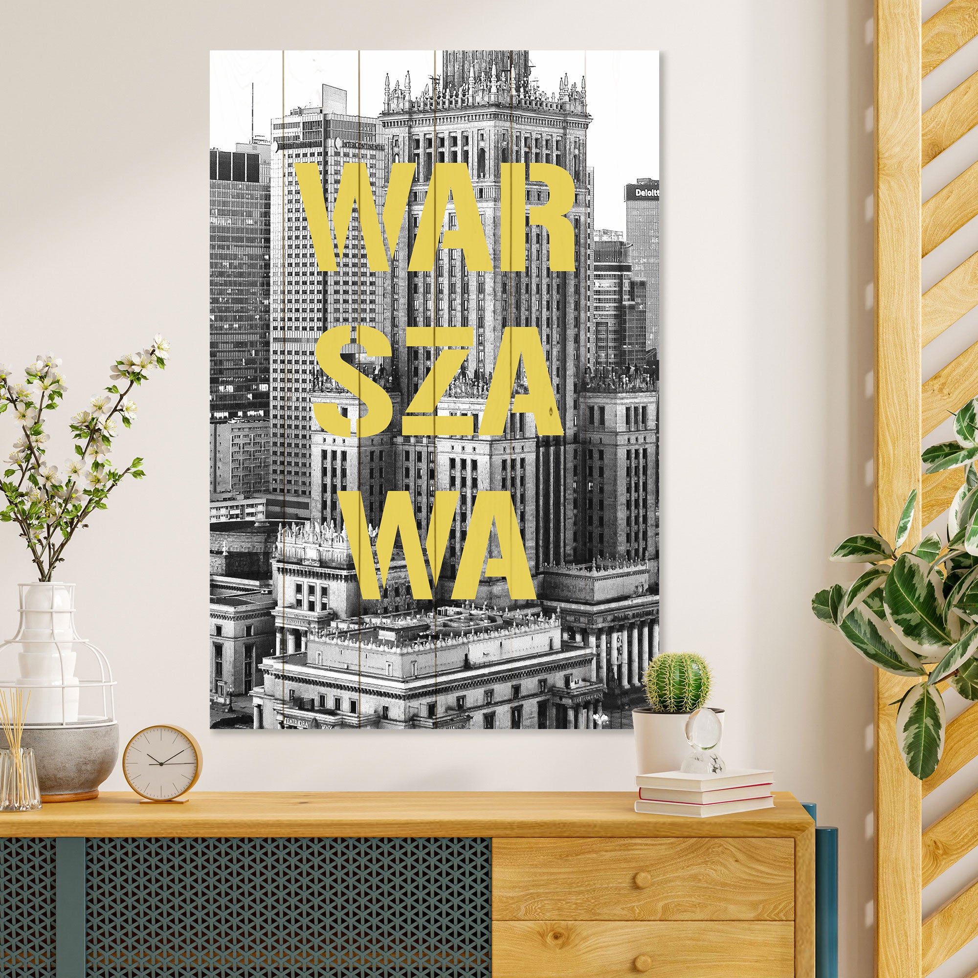 Bild Wood Warszawa S&W-50x70 cm