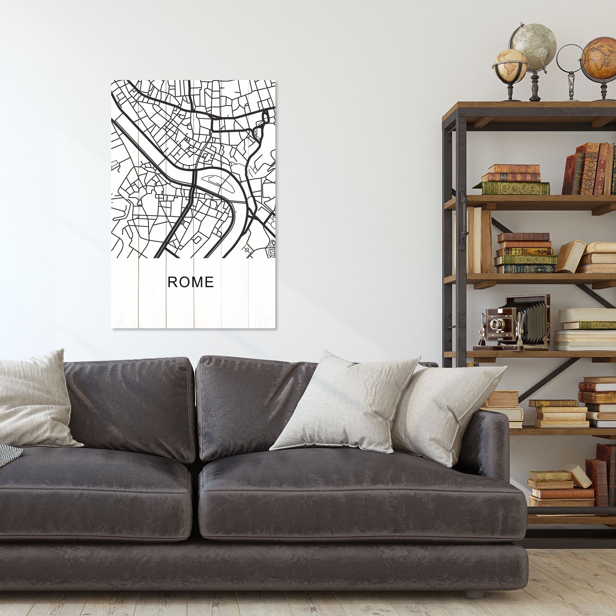 Obraz Wood Rome-50x70 cm