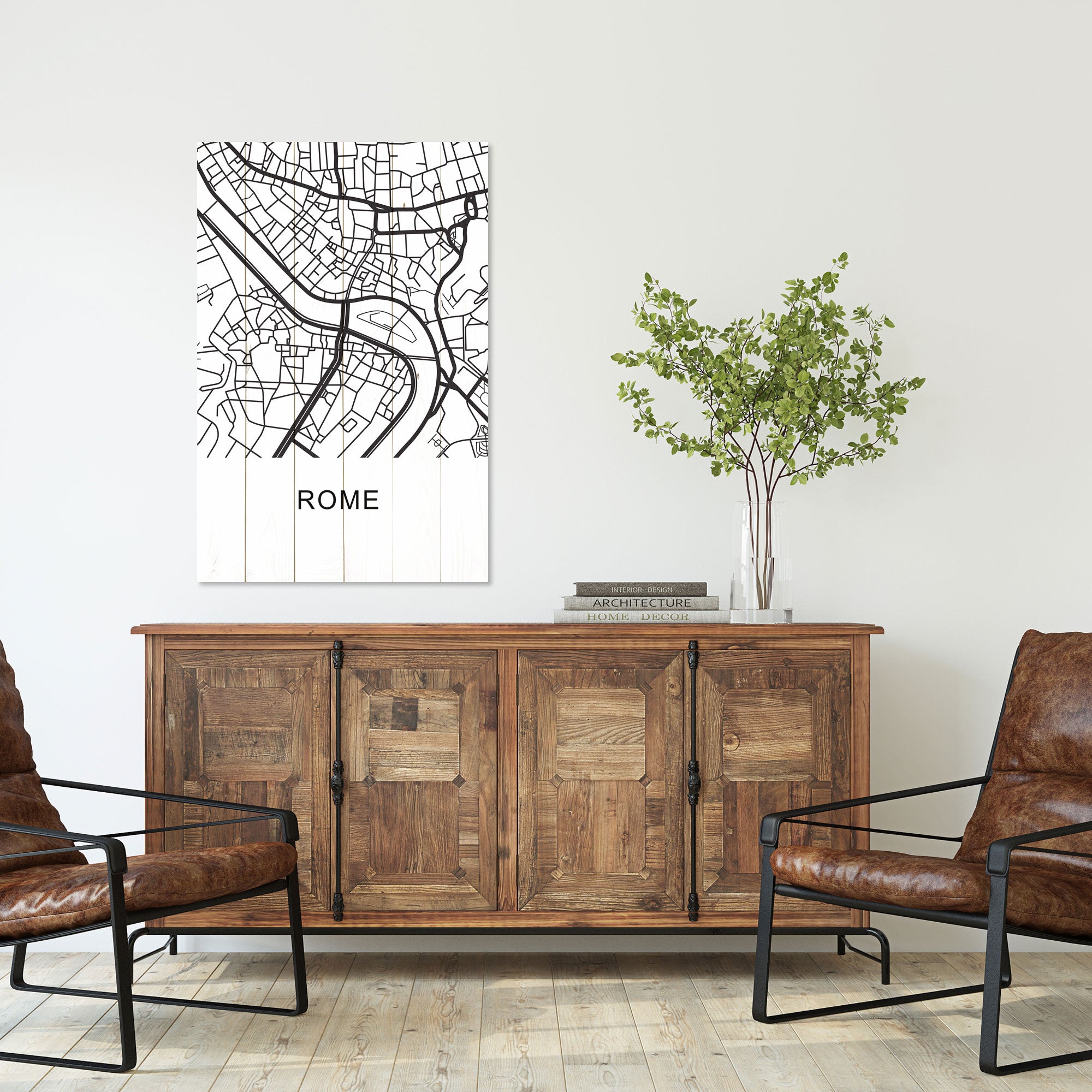 Obraz Wood Rome-70x90 cm