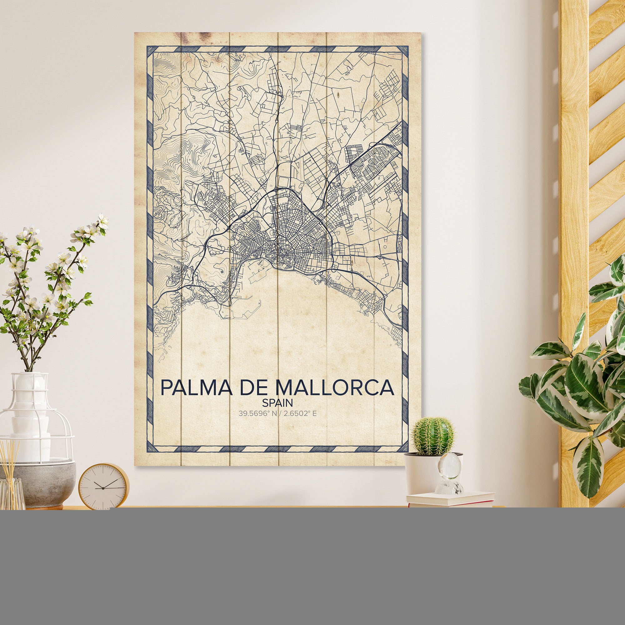 Bild Wood Palma de Mallorca-30x40 cm