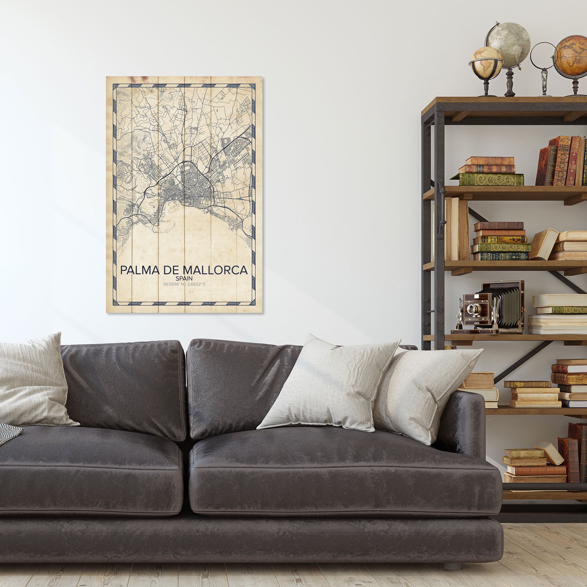 Bild Wood Palma de Mallorca-30x40 cm