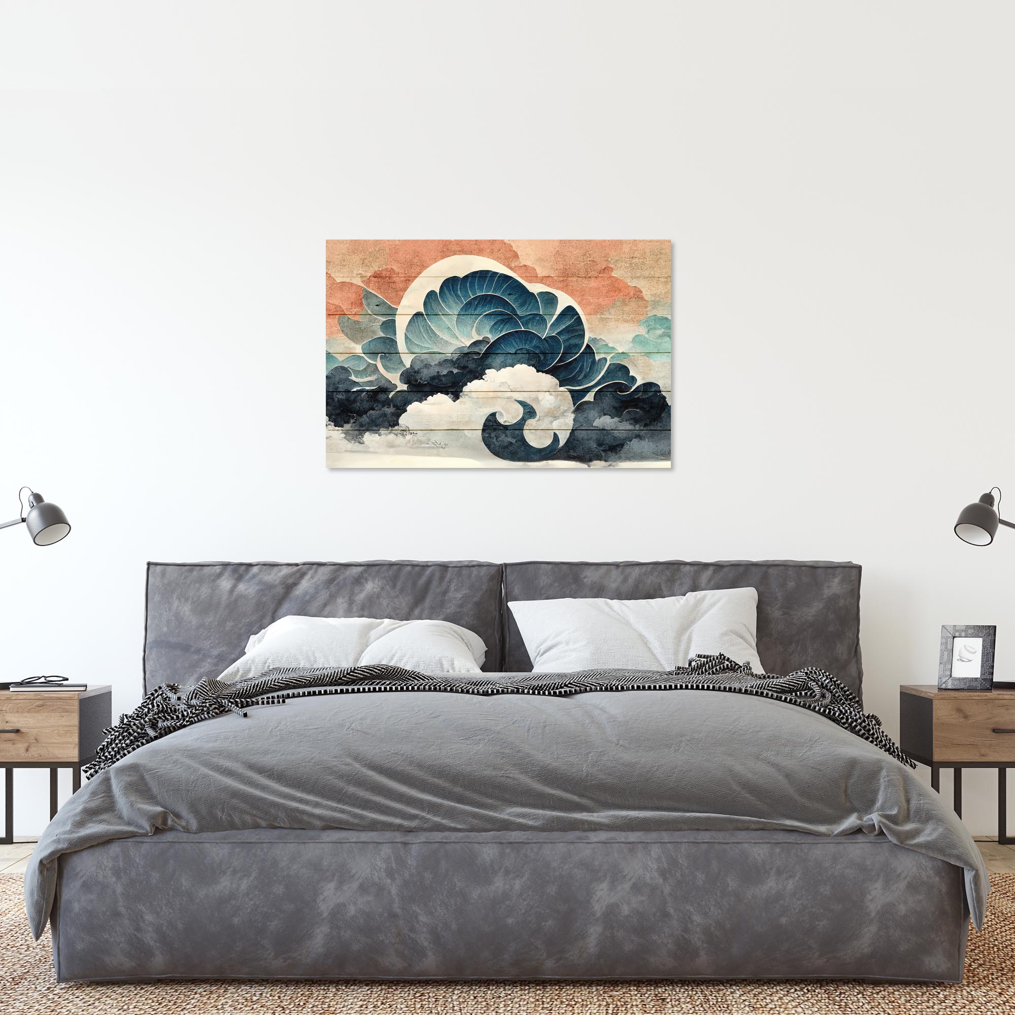 Bild Holz Windstoß-40x60 cm