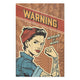 Obraz Wood Warning