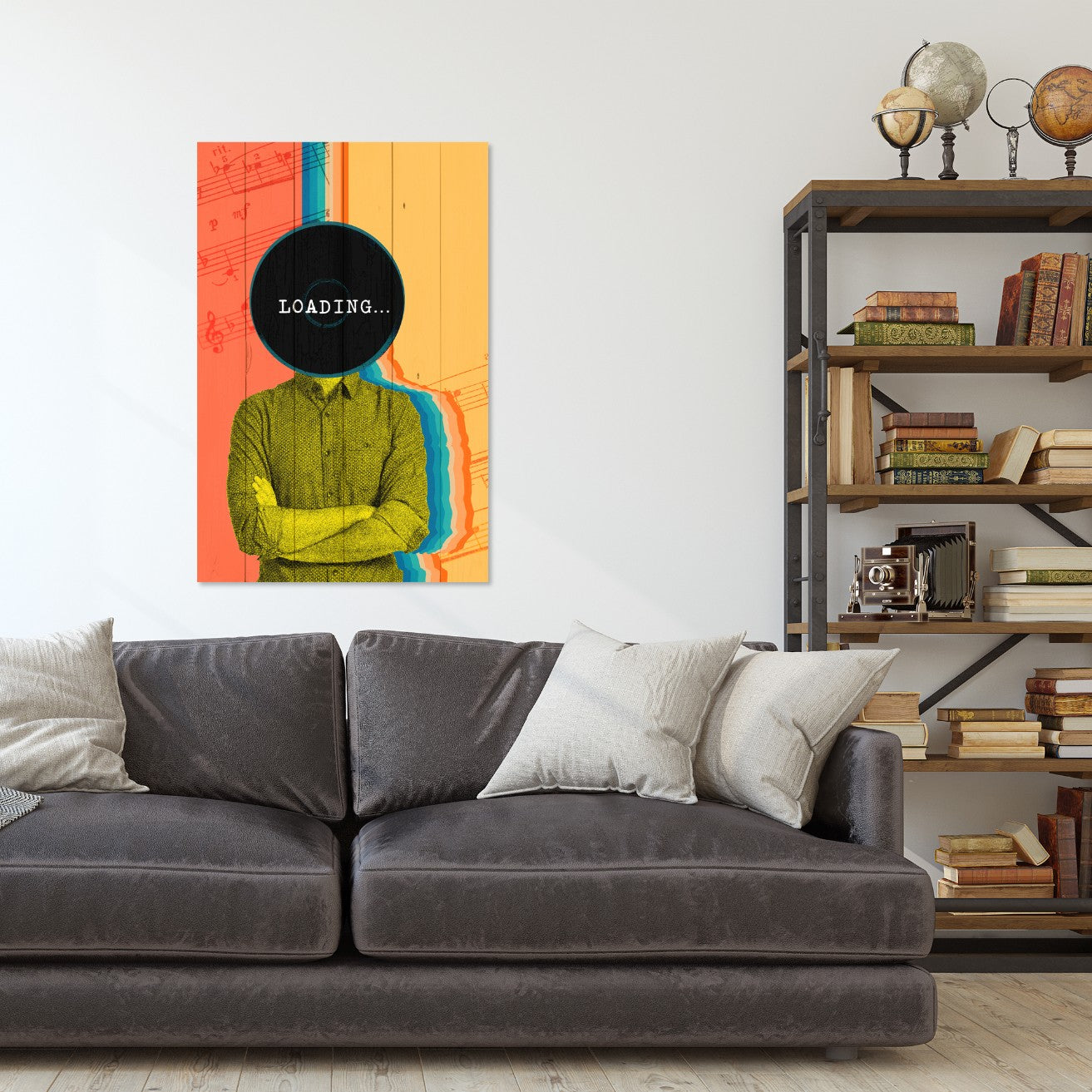 Obraz Wood Vintage Loading-40x60 cm
