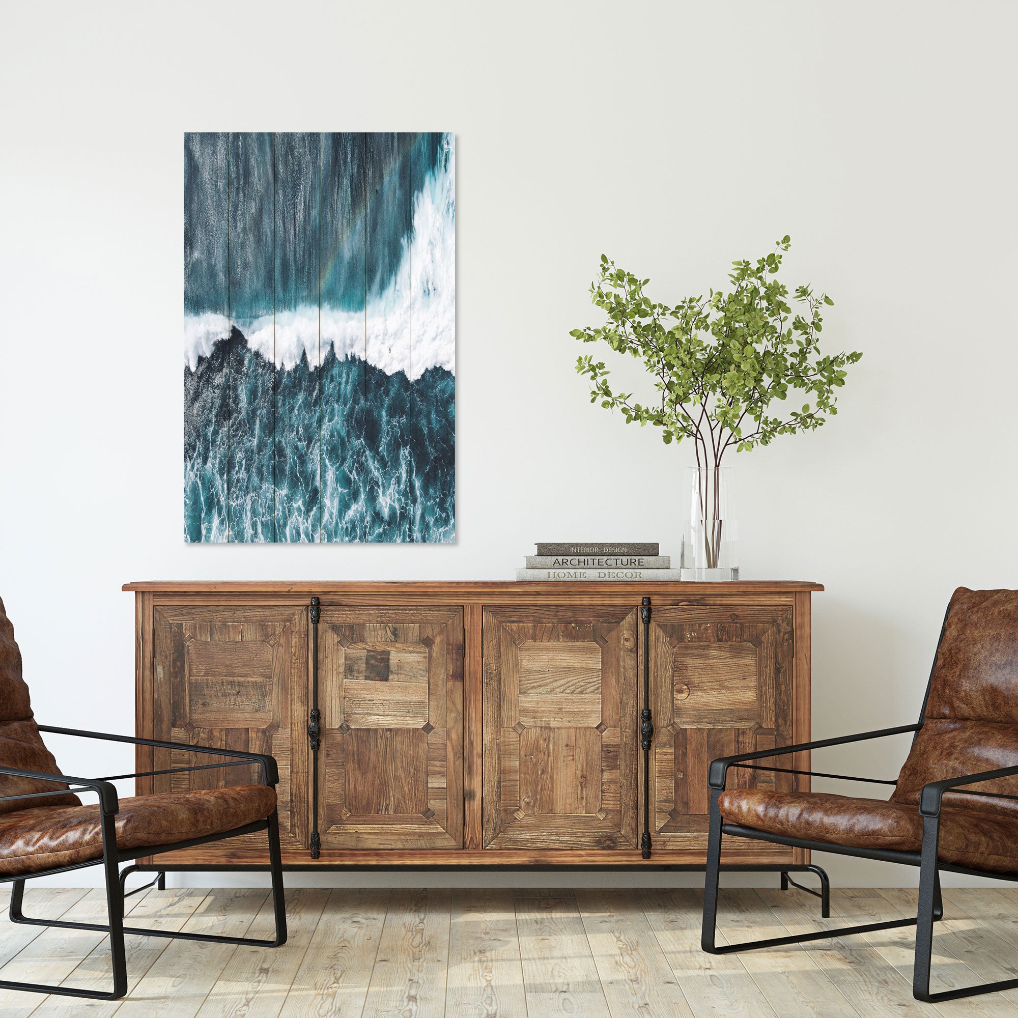 Obraz Wood Stormy Weather-30x40 cm