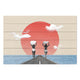 Obraz Wood Vintage Collage Surfers Road-70x90 cm