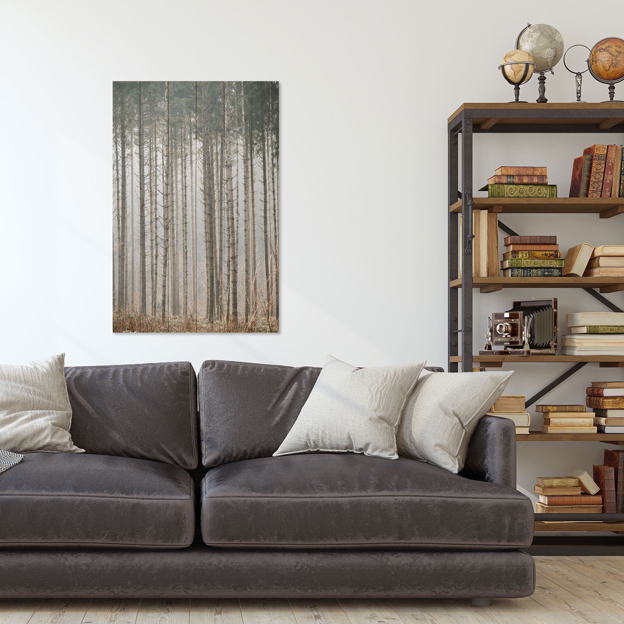 Obraz Wood Mysterious Forest-50x70 cm