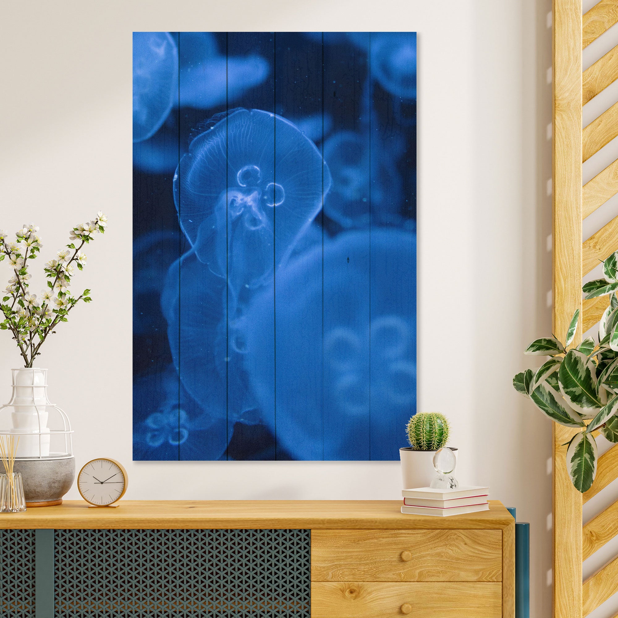 Bild Holz Medusa-70x90 cm
