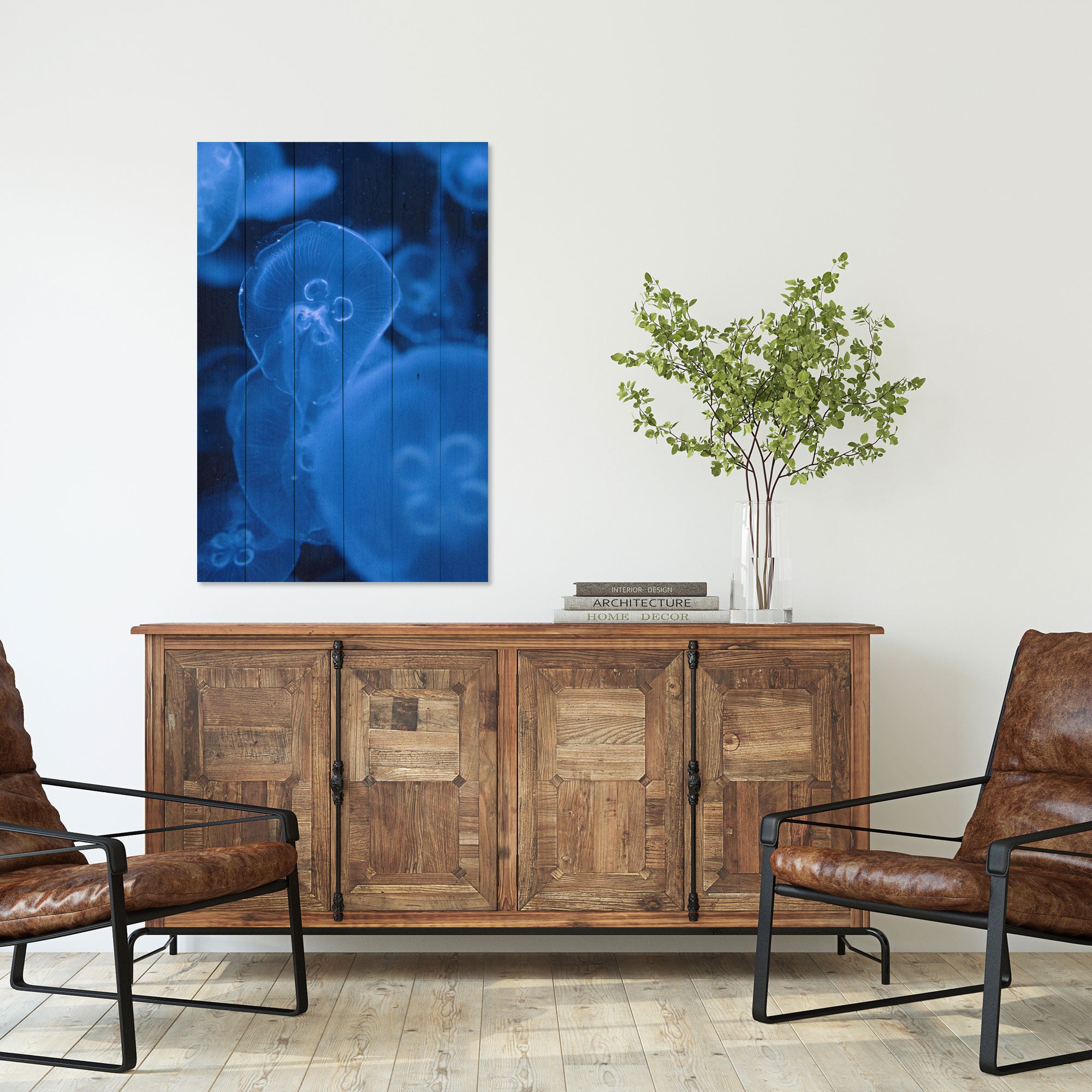 Bild Holz Medusa-50x70 cm