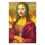 Obraz Wood Mona Lisa Collage Jocker-50x70 cm
