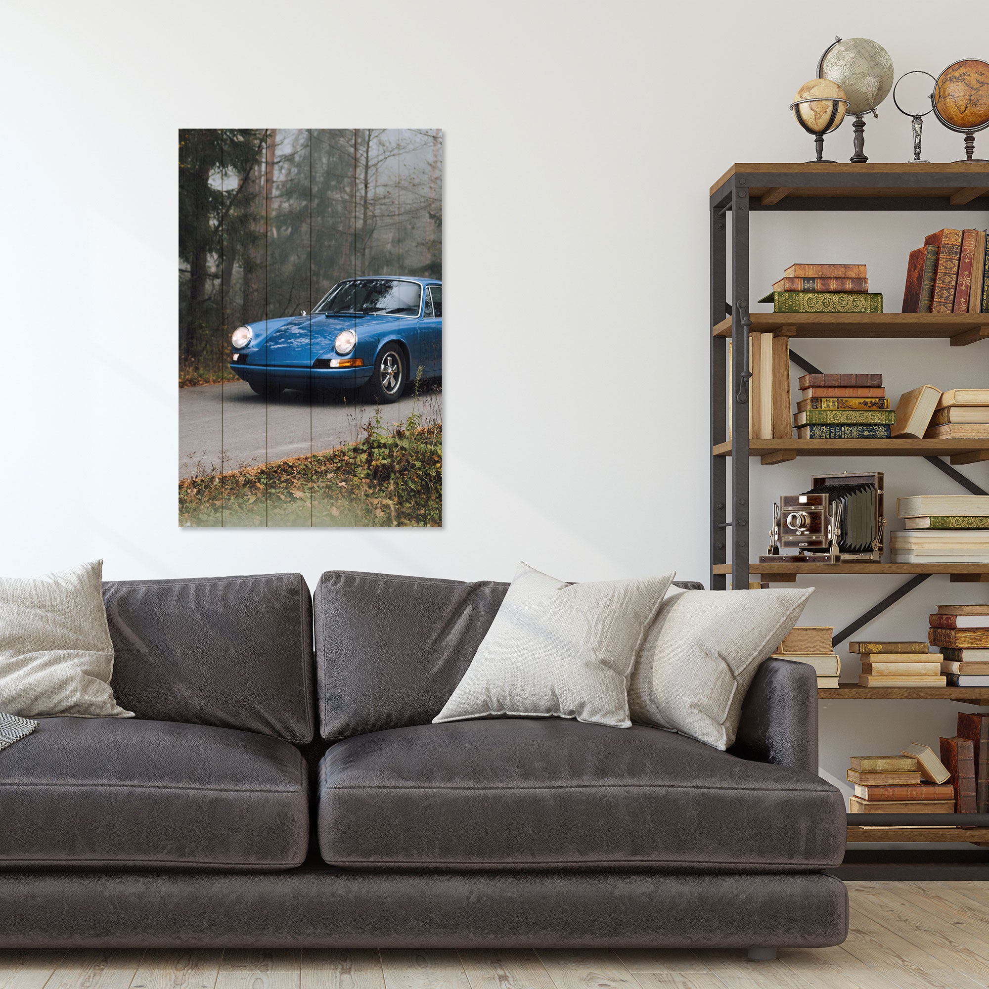 Obraz Wood Ranní jízda-40x60 cm