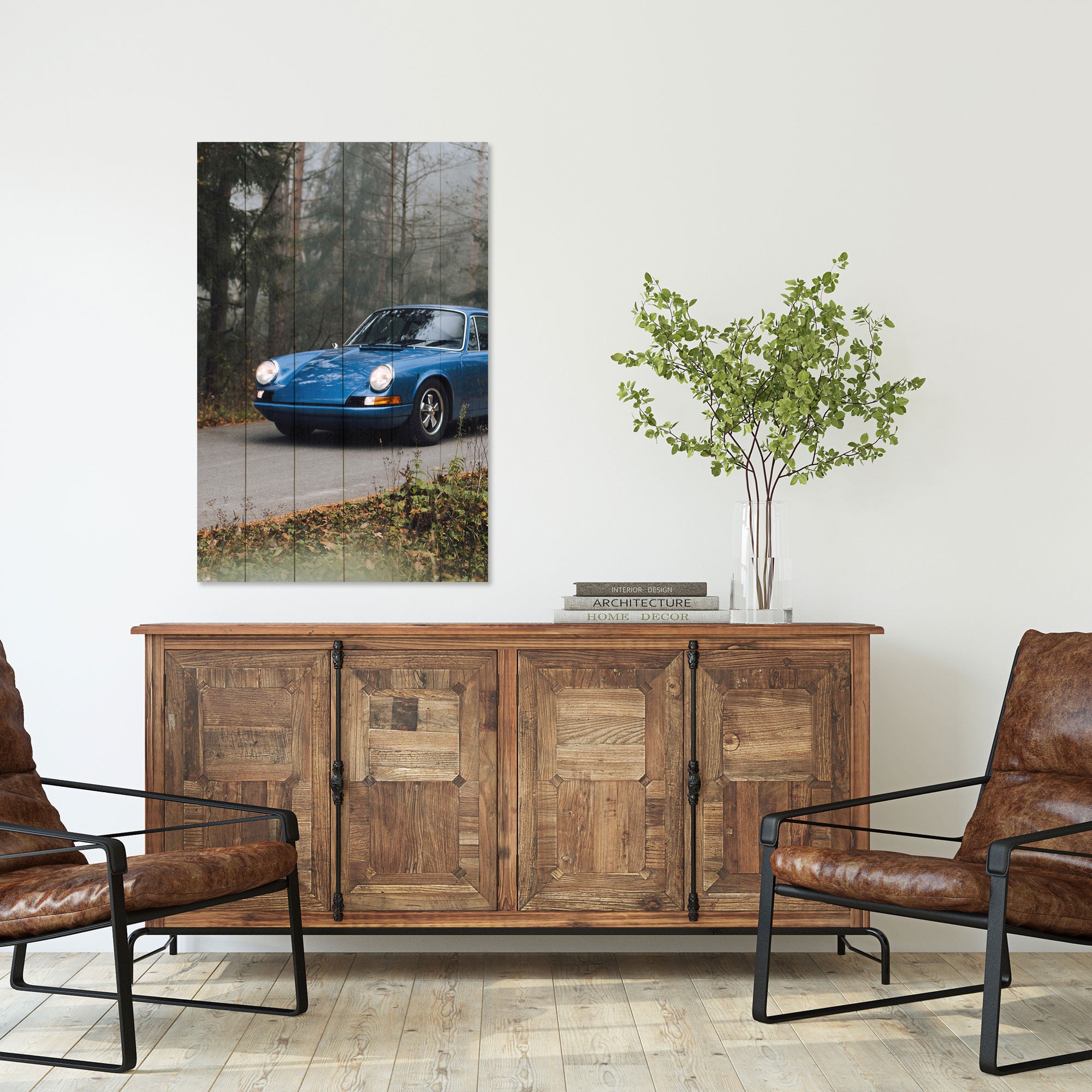Bild Holz Morgendliche Fahrt