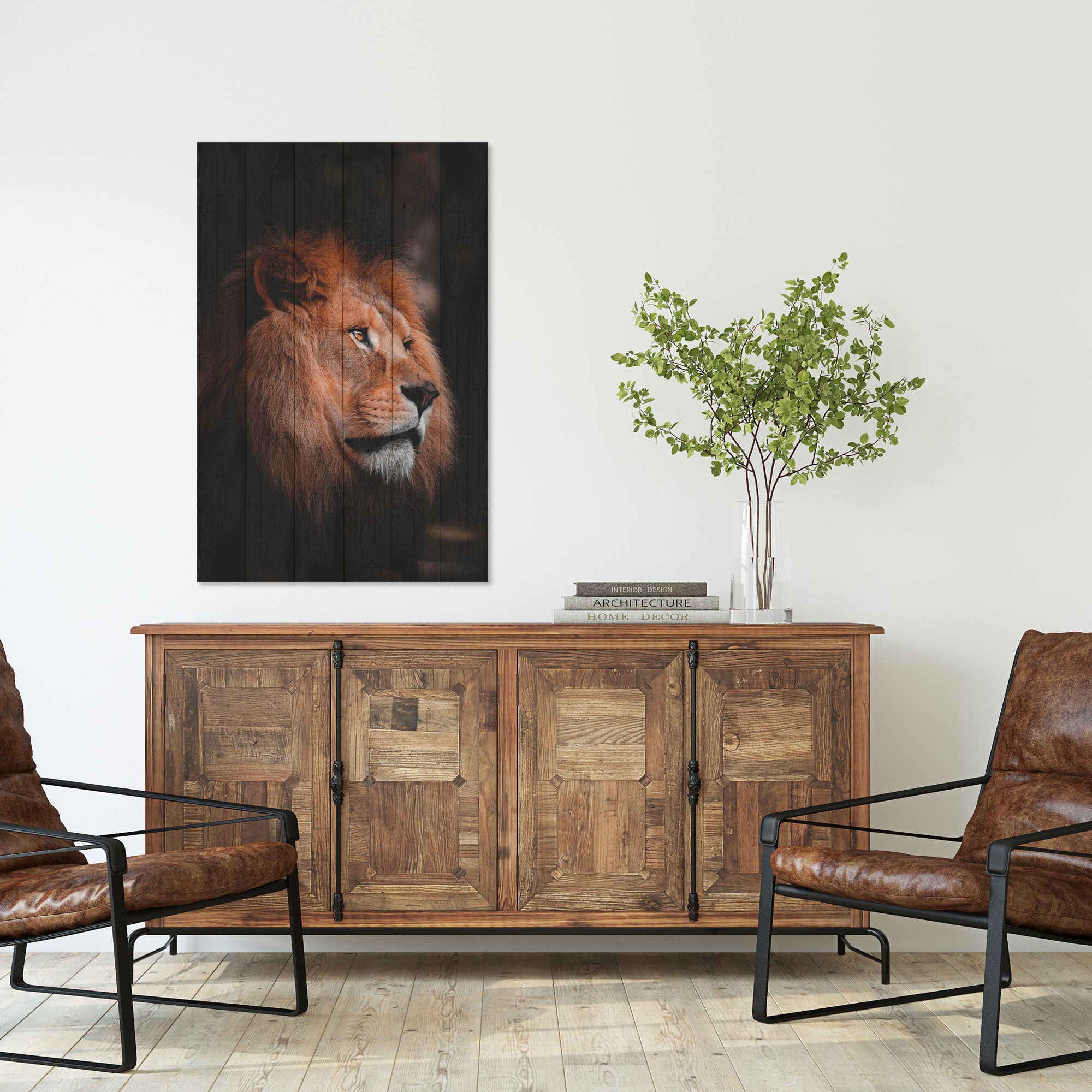 Obraz Wood Profil Leva-50x70 cm
