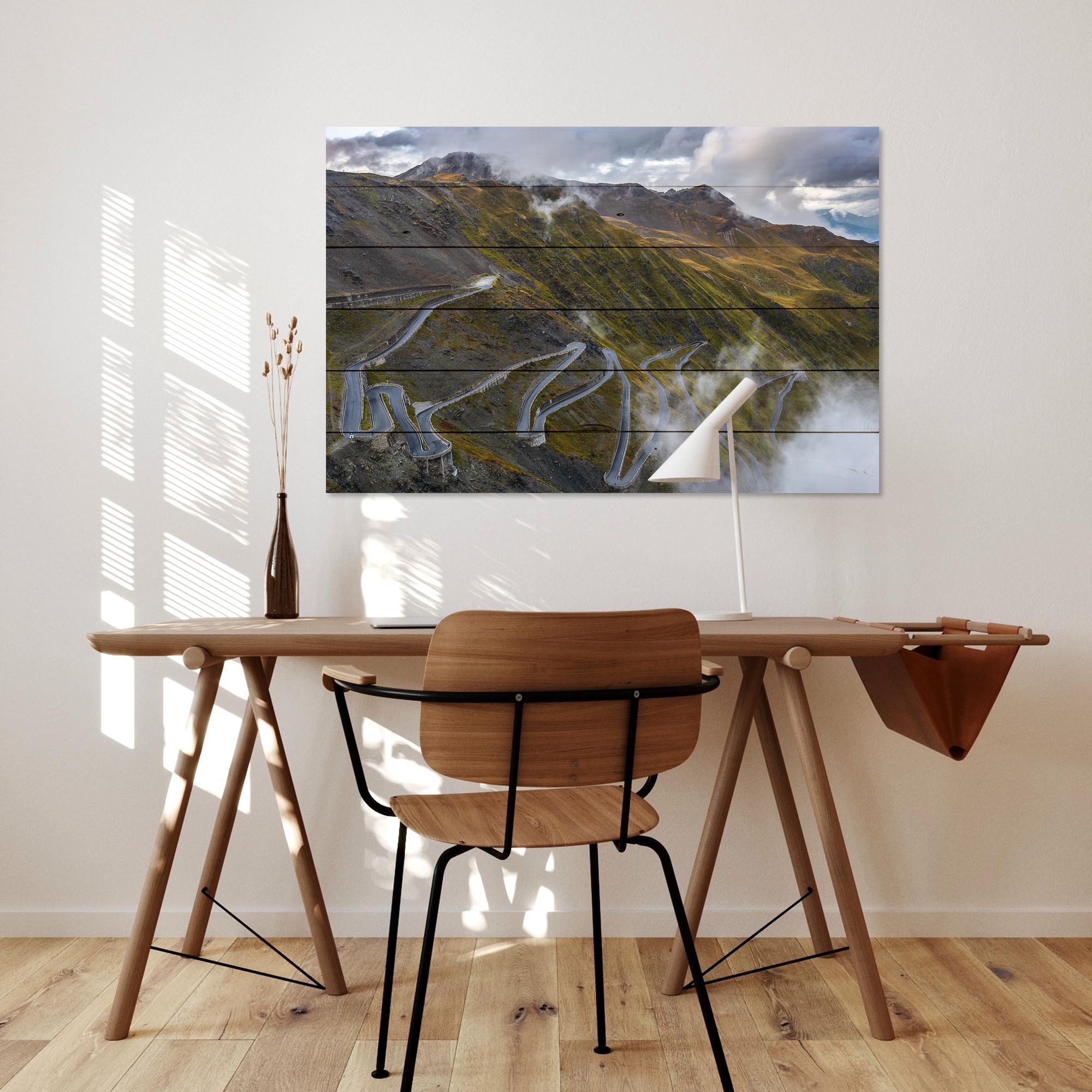 Bild Wood Passo Dello Stelvio-20x30 cm