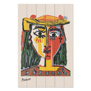 Wood Picture Picasso Abstract 1-30x40 cm